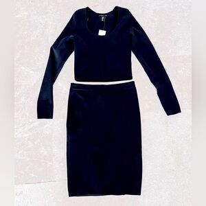 Sincerely Jules Black Two-Piece Set